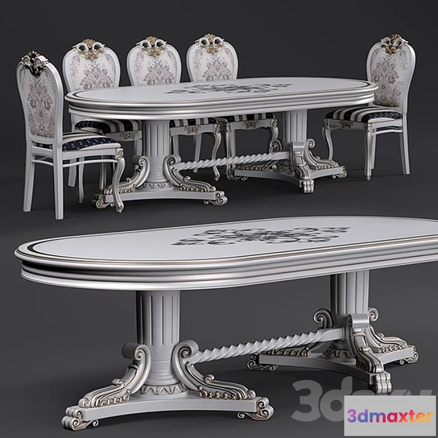 1564922 - Table_Chair- Classic №2 MONDELUX 3D Max