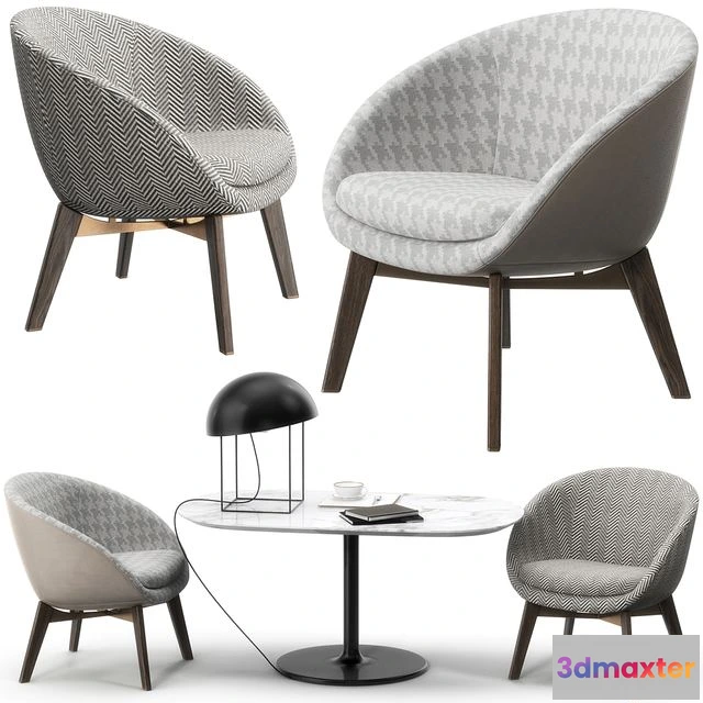 1566026 - Minotti Russel set 3D Max