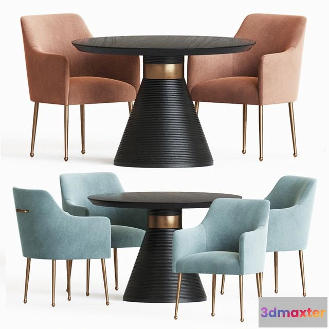 1566334 - Dining Set 74 3D Max