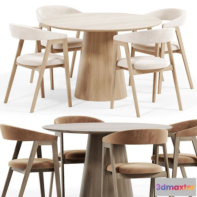 1567006 - Trevor Chair Laurie Kitchen table 3D Max