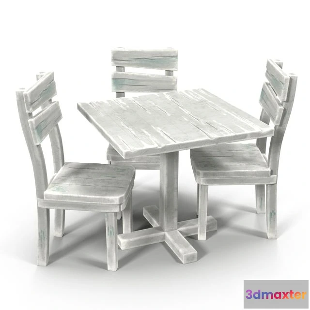 1568368 - Table and chair 3D Max