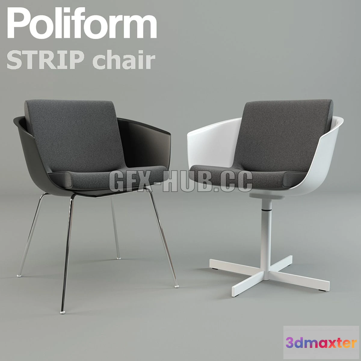 1568546 - Strip Chair by Poliform 3D Max