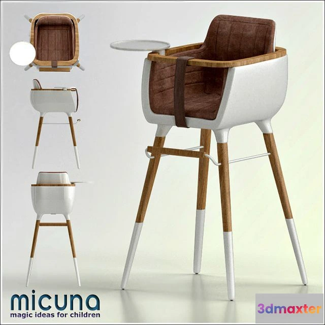 1569340 - MICUNA-Ovo High Chair 3D Max