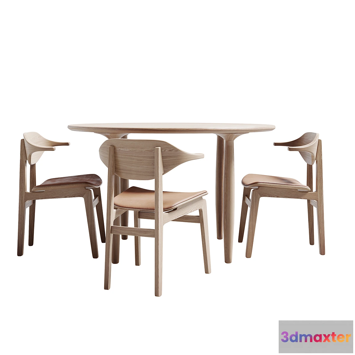 541499 - Buffalo Dining Chair Oku Round Dining Table NORR 11