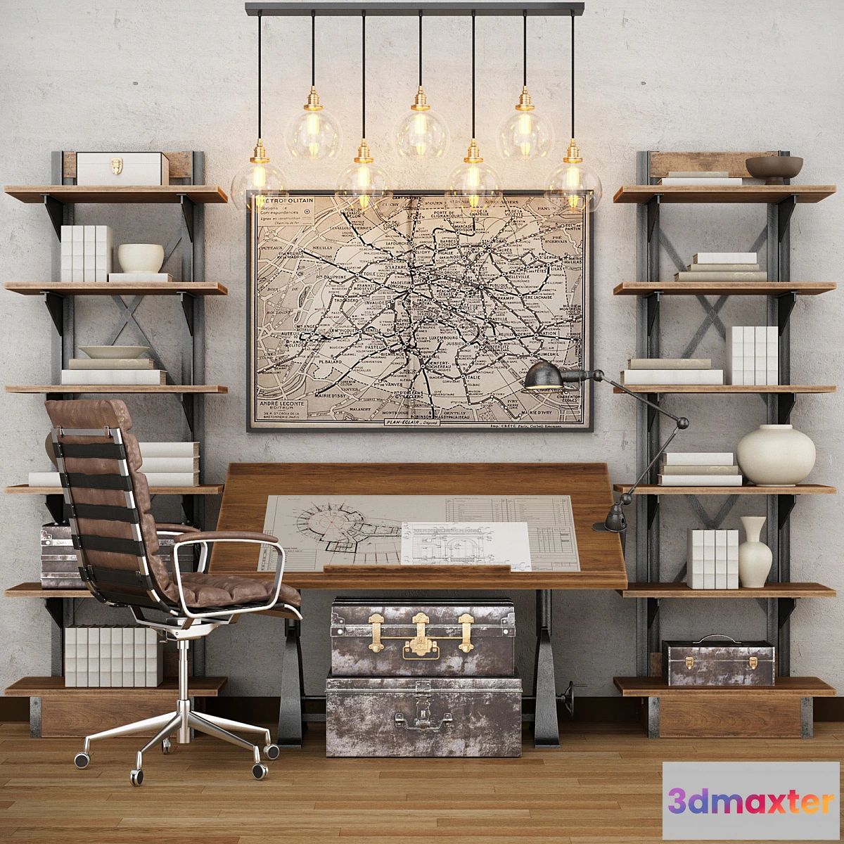 555759 - Restoration hardware cabinet decor set_vol4