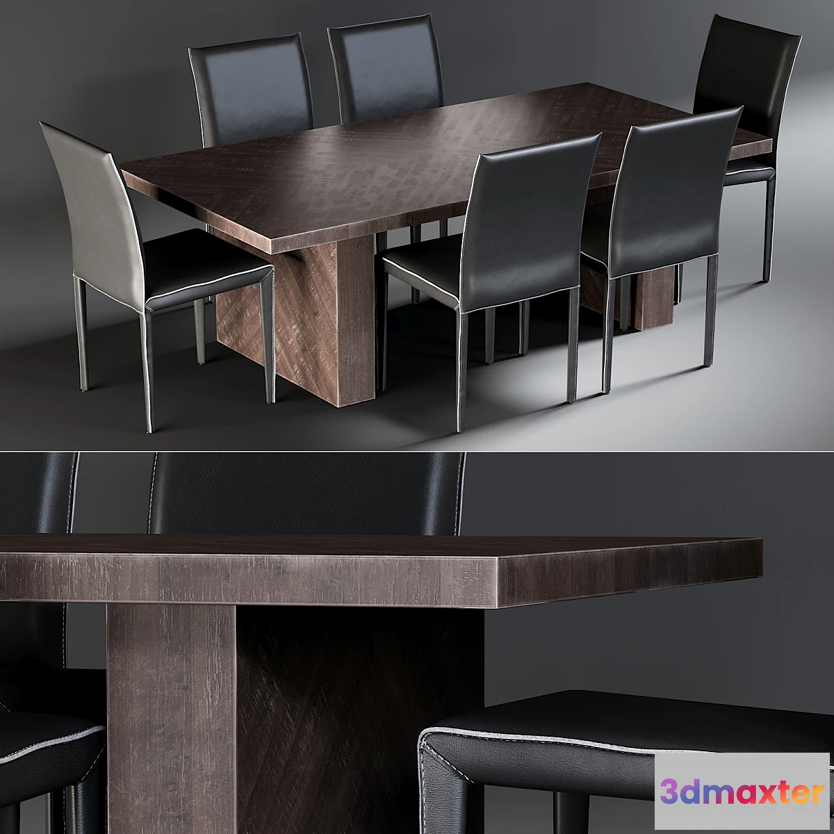 561979 - Dining Table Alexa & Chair Folio