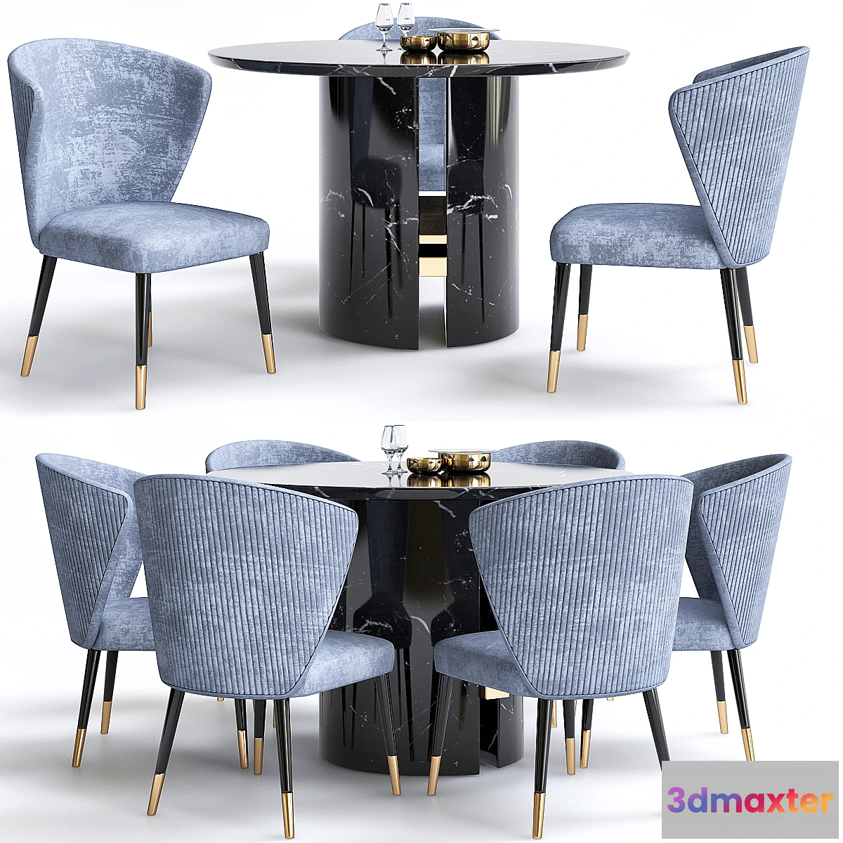 561991 - Minotti Chair and table