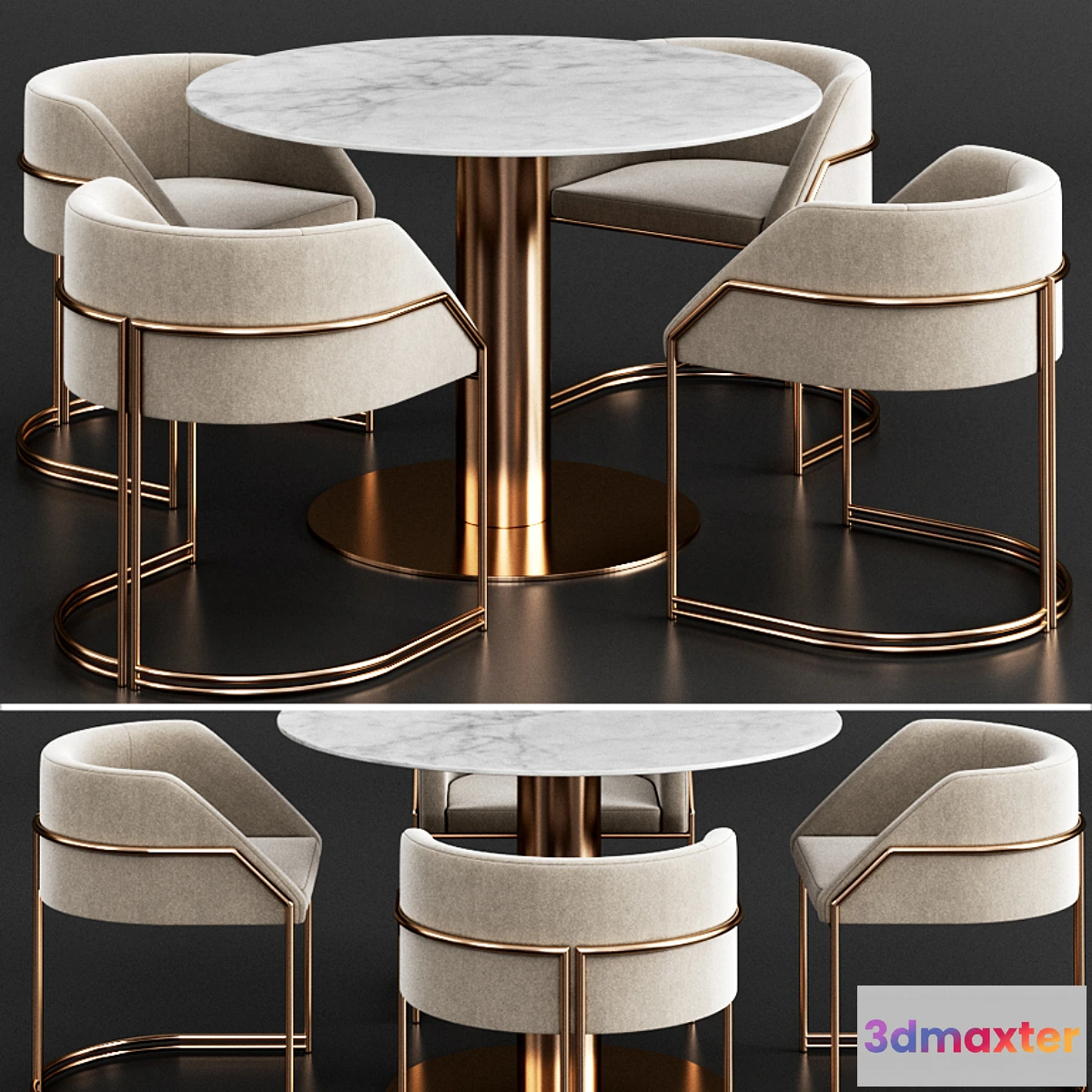 562061 - Gubi & Giopagani Dinning Set