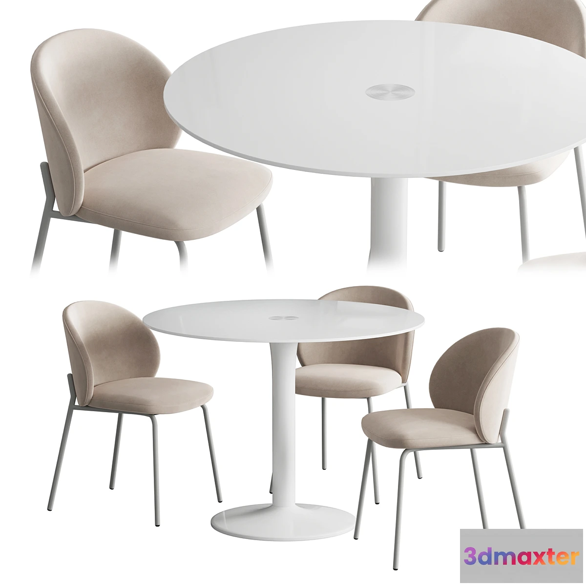 562381 - New York table Princeton chair Boconcept