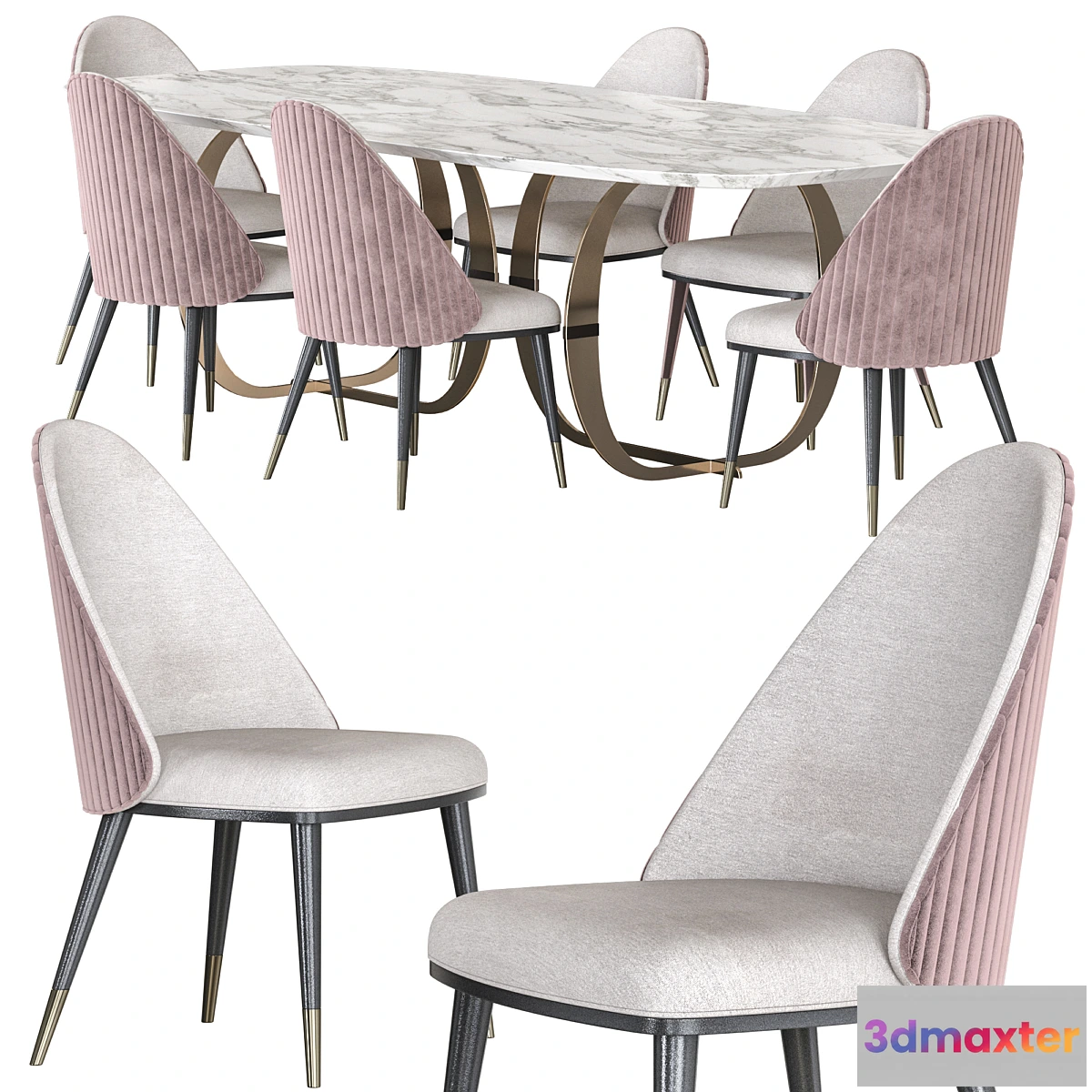 562425 - Capital Collection Convivio Table and Diva Chair Dining Set