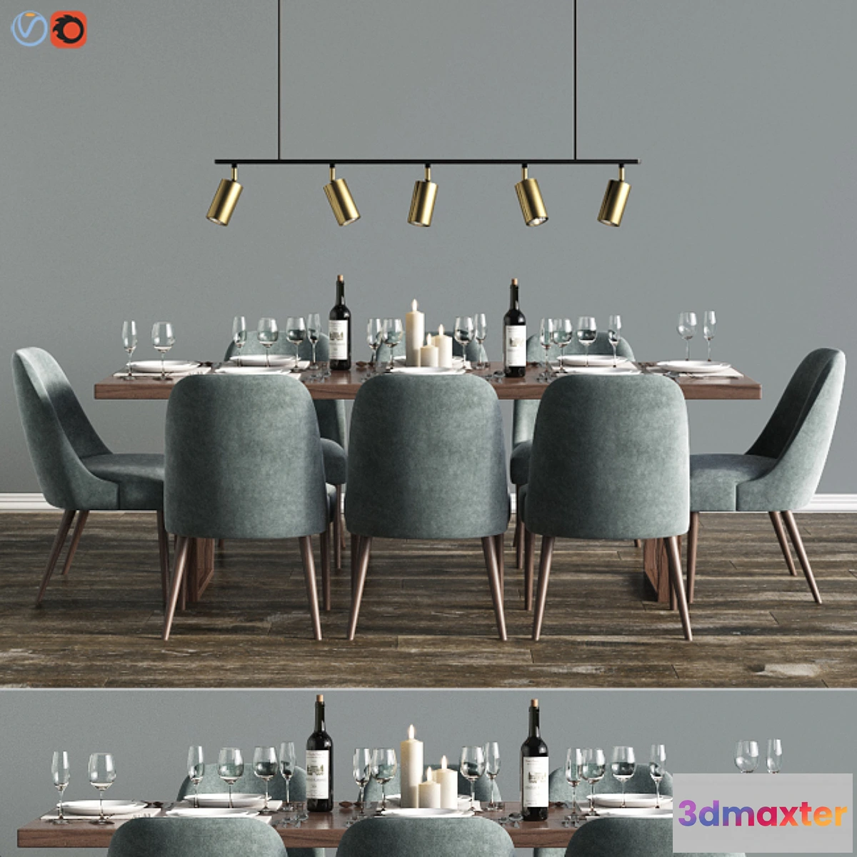562533 - Modern Dinning Set 6