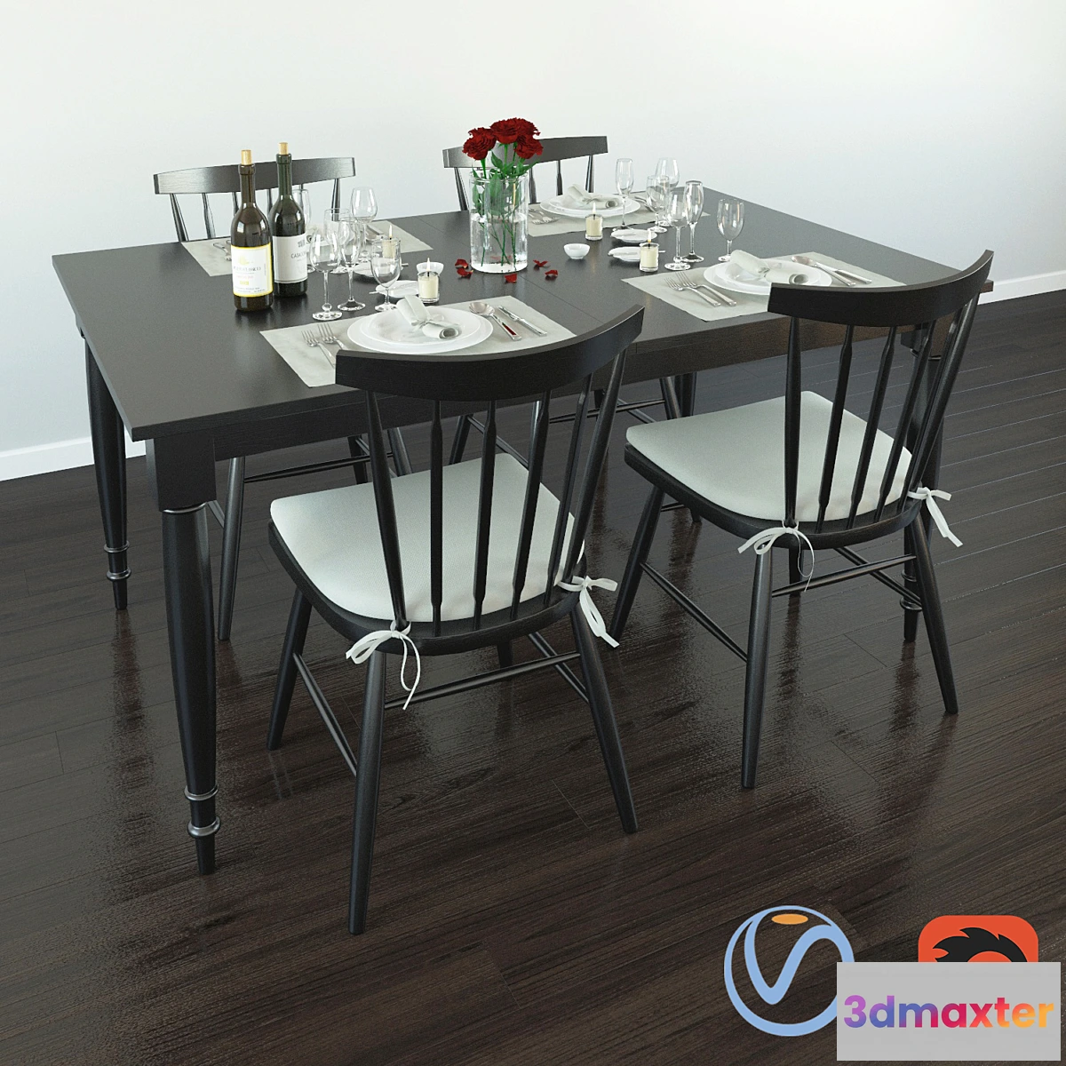 584674 - Wolcott extention dining table