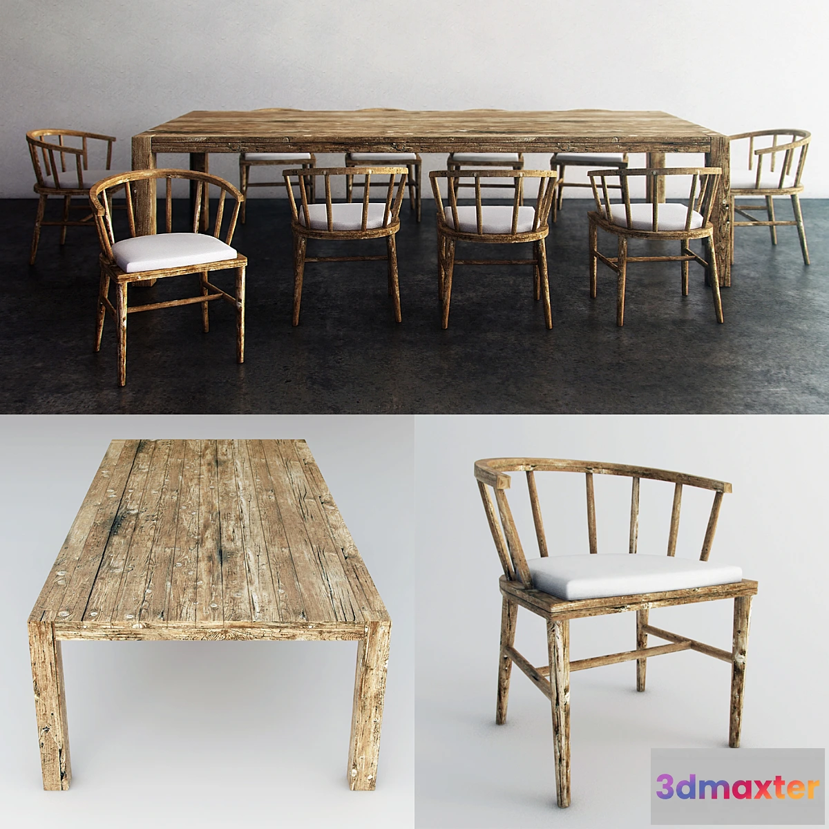 584704 - Wood Dining Table Ethnic