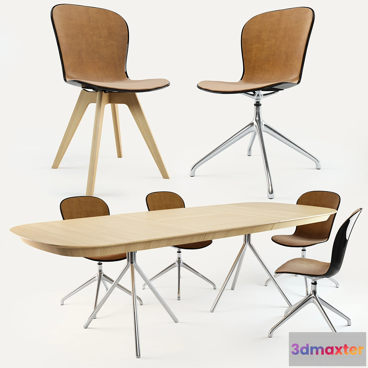 584840 - BoConcept Adelaide Chair & Ottawa Table