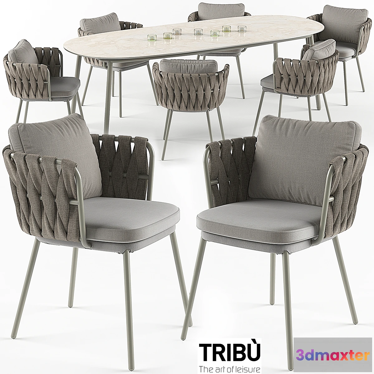 584986 - Tosca table & armchair set