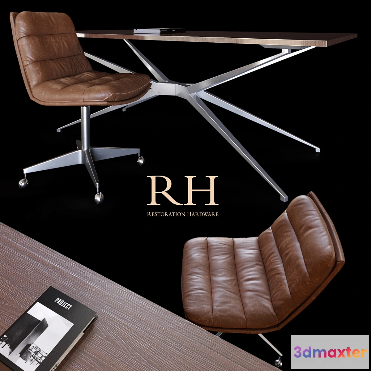 585036 - Restoration Hardware  Griffith Chair & Maslow desk