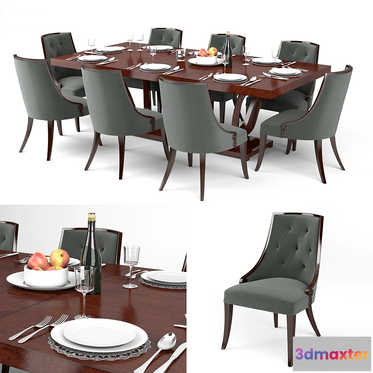 585214 - Guy Fontaine Dining Table & chairs