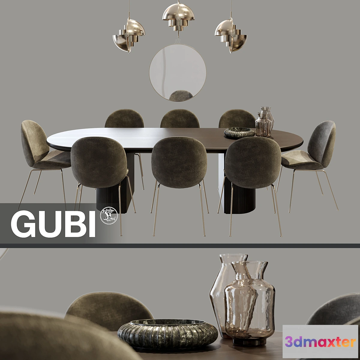 585222 - Gubi Dining Set 1