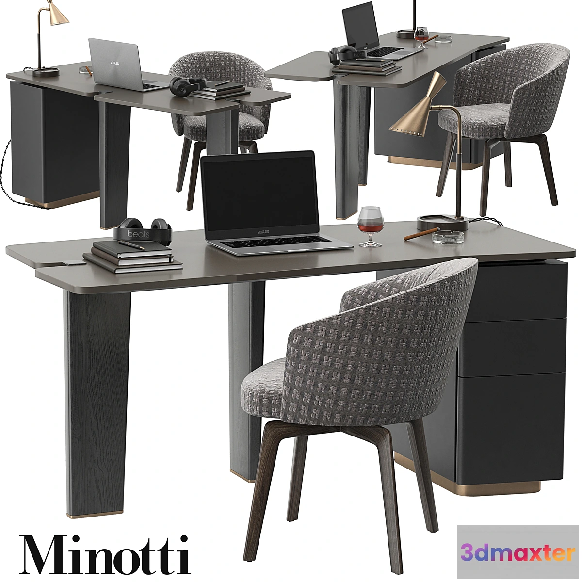 585236 - Minotti Jacob desk set