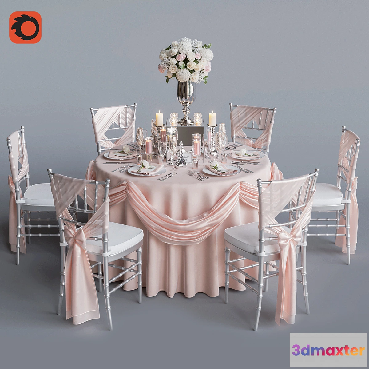 585324 - Wedding table for 6 persons 2 Corona