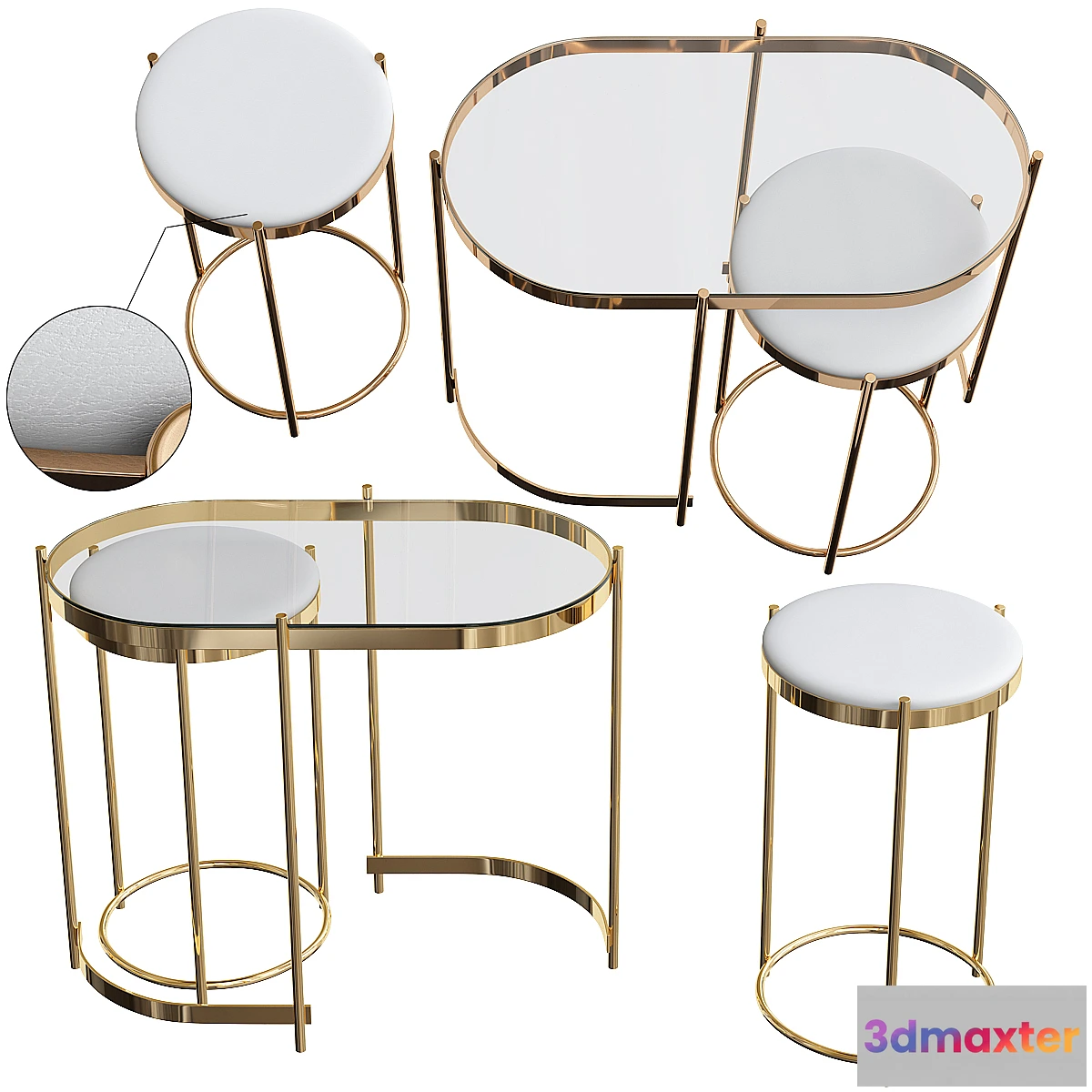 607289 - Trinity Nesting Side Tables