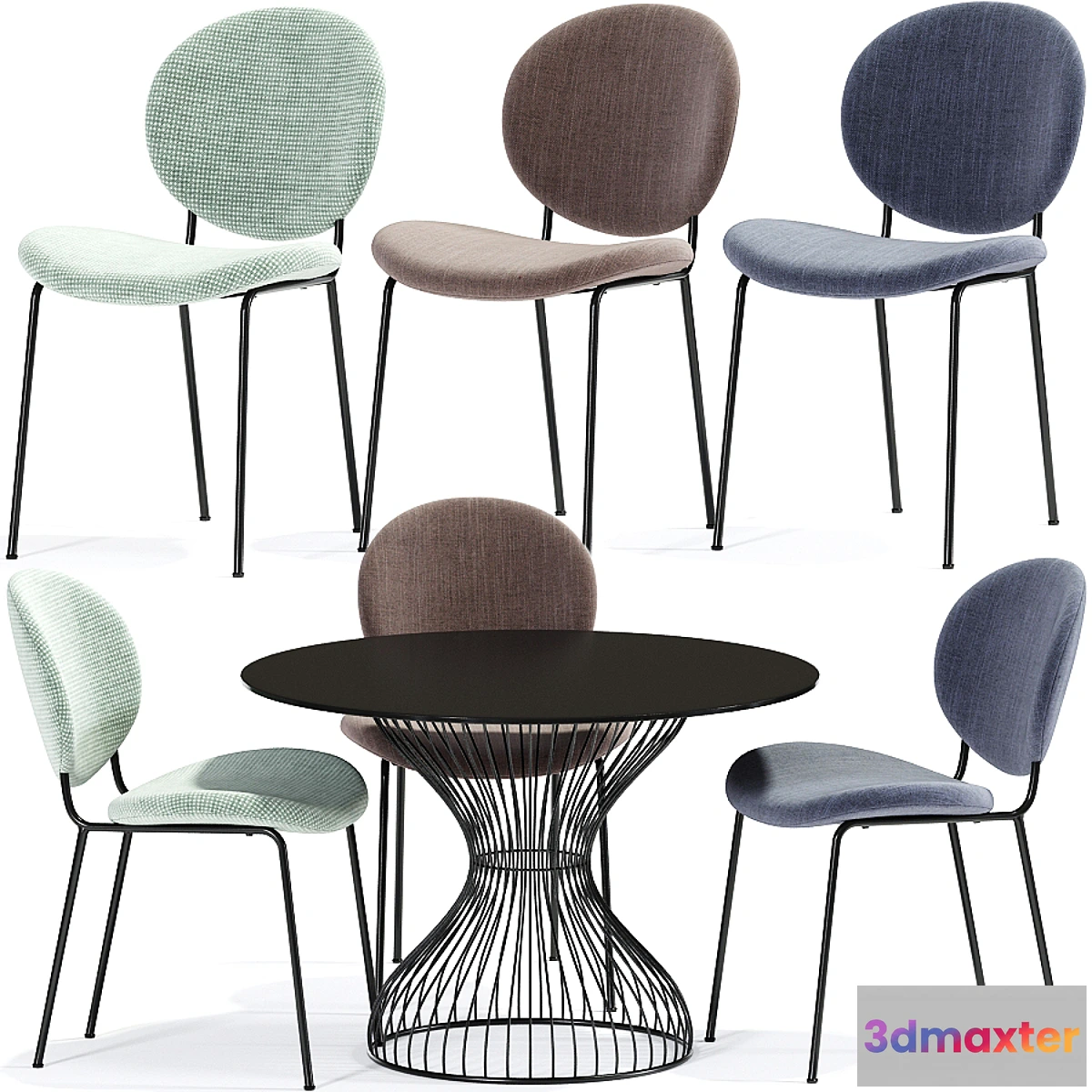 611759 - Demi Dining Chair Table