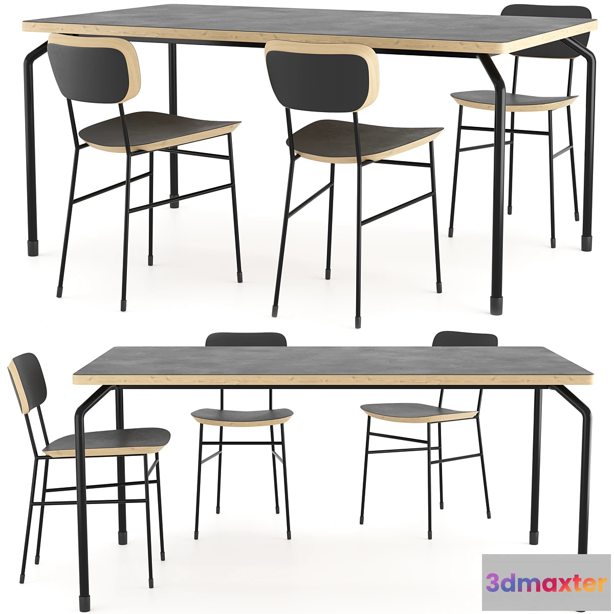 611789 - Table and chairs Master from Lube