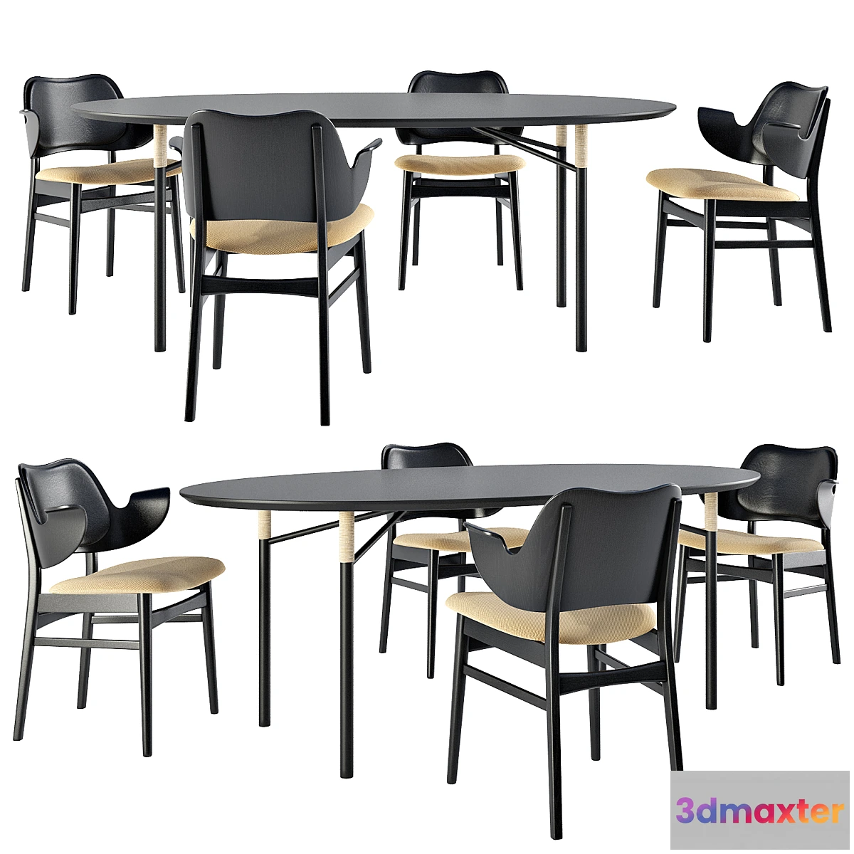 611845 - WARM NORDIC dining set