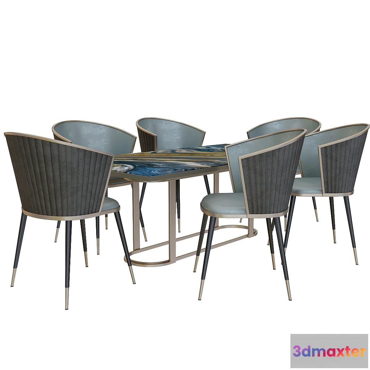 611851 - modern dining table chair 2