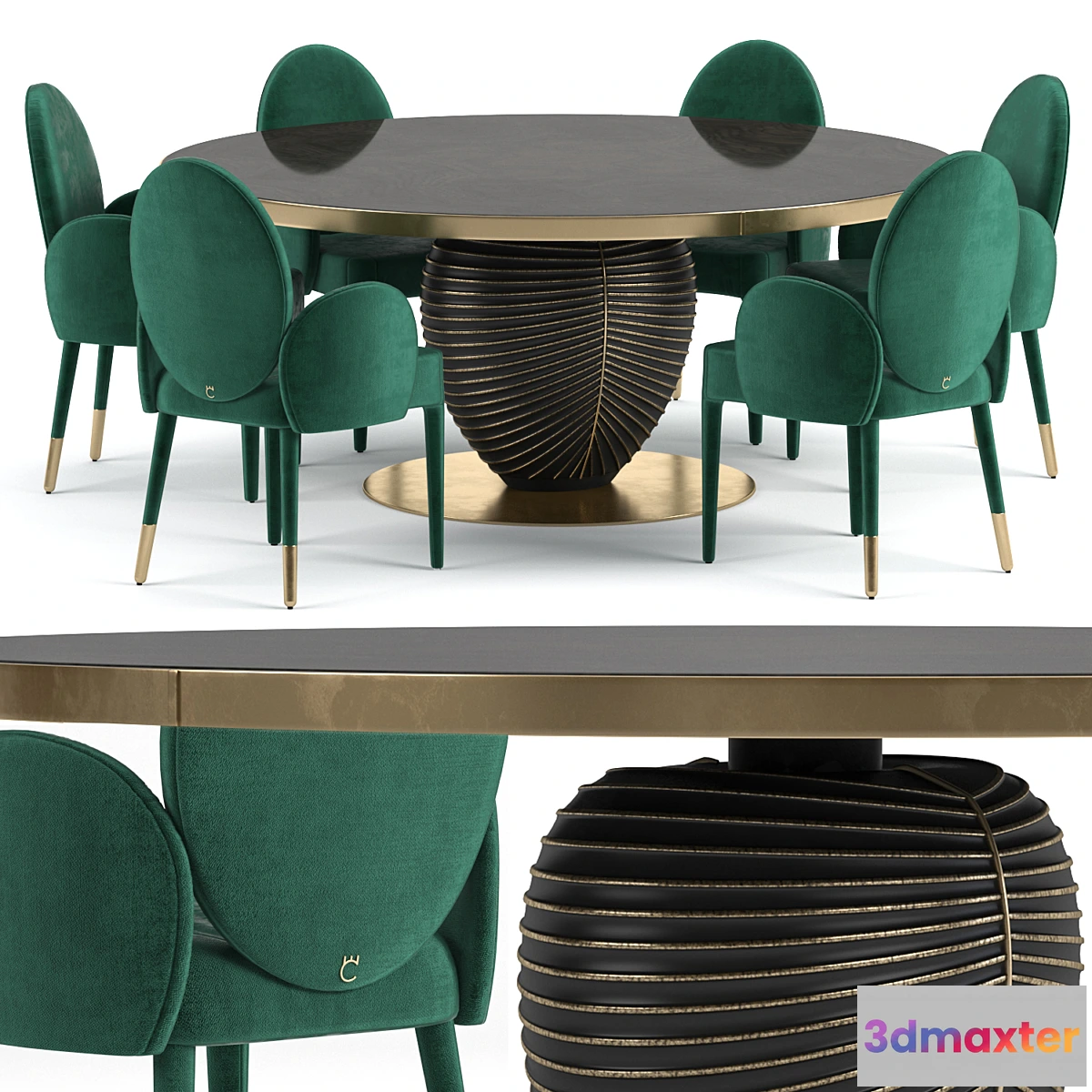 612009 - Paolo Castelli table Leaf & Sofia