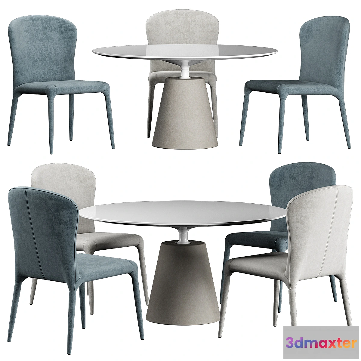 612087 - Rock Table Monti Chair