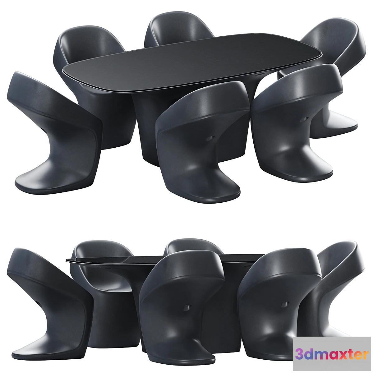 612105 - Vondom Ufo Dining Table and Chair