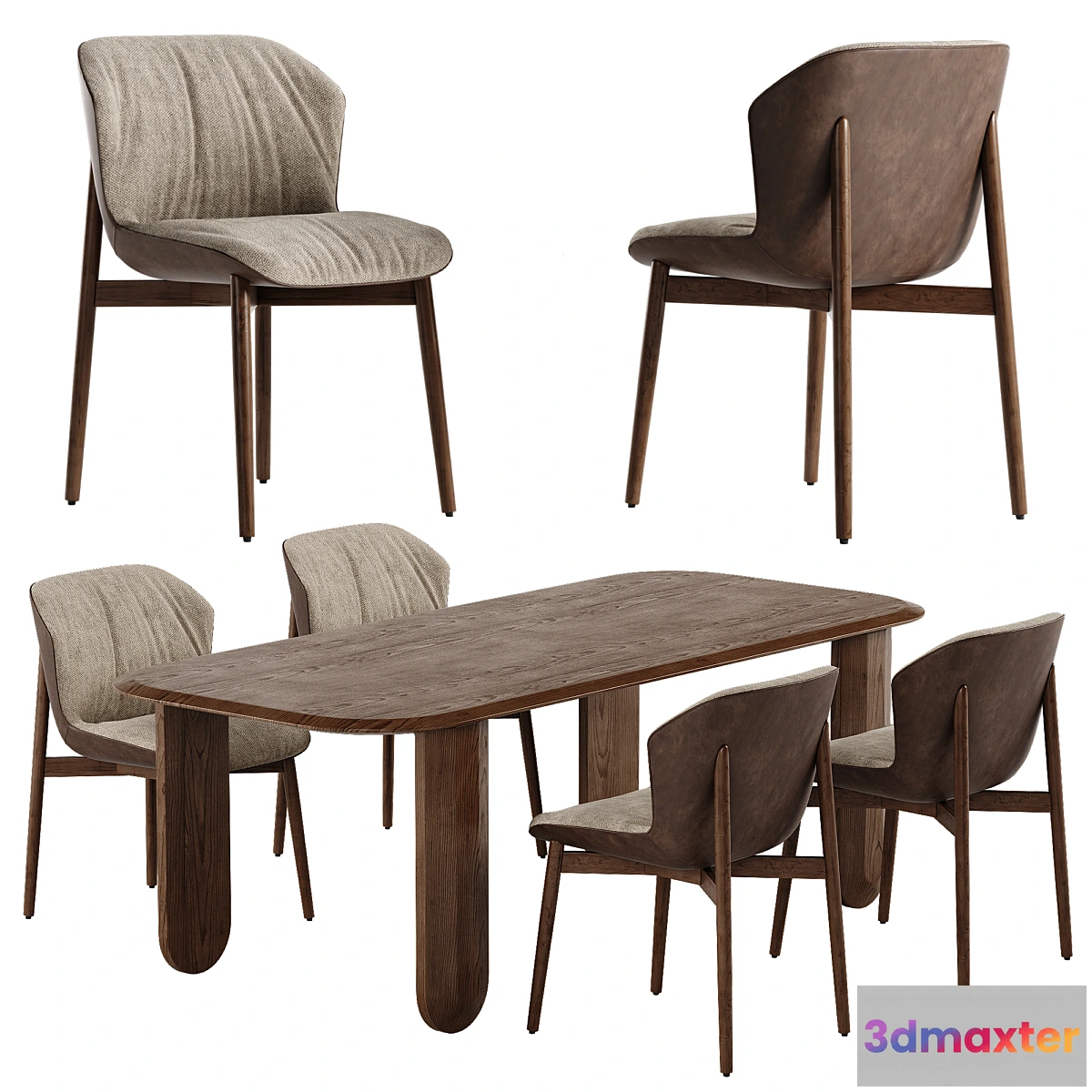 612197 - Ditre Italia Bounty dining set