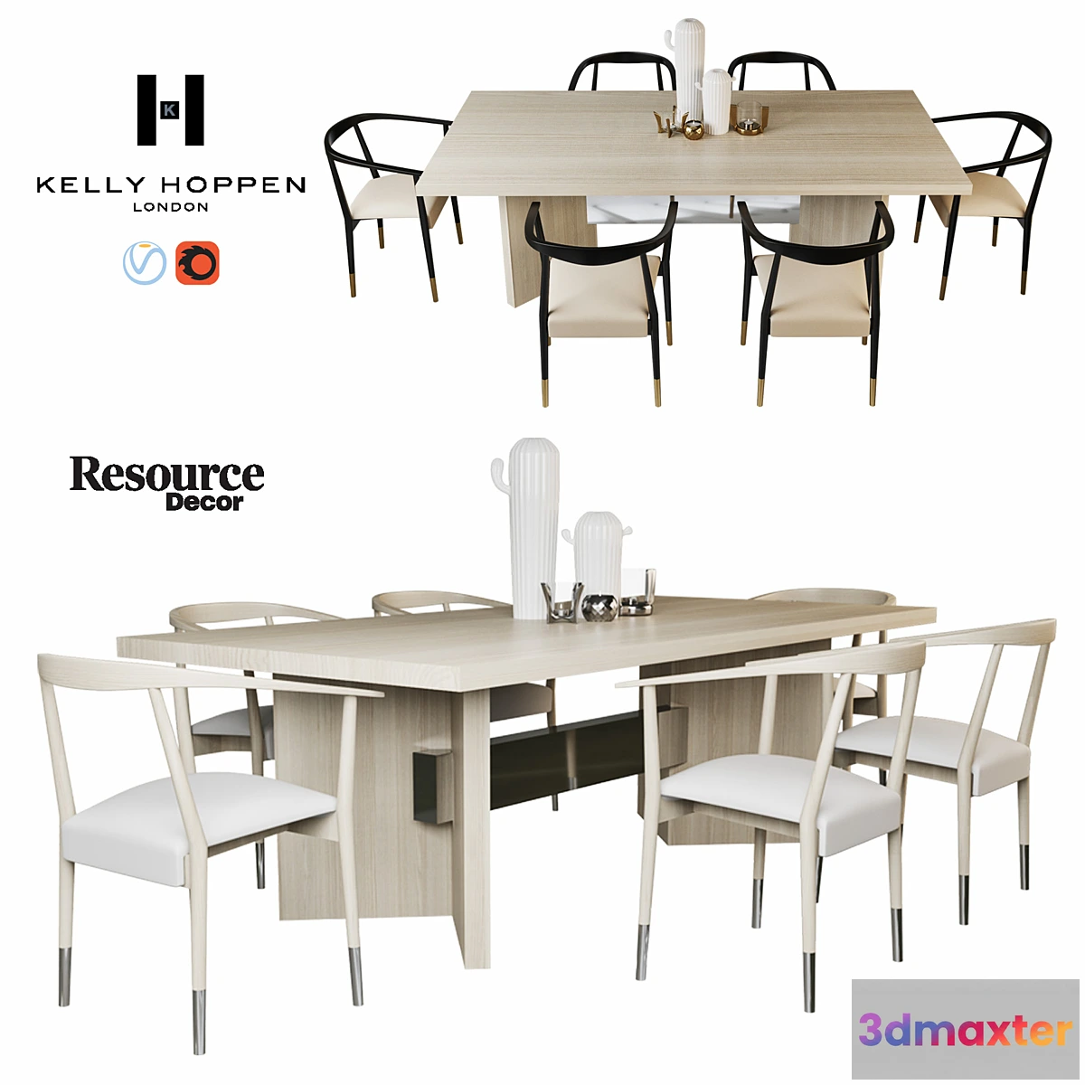 612423 - kelly hoppen dining set