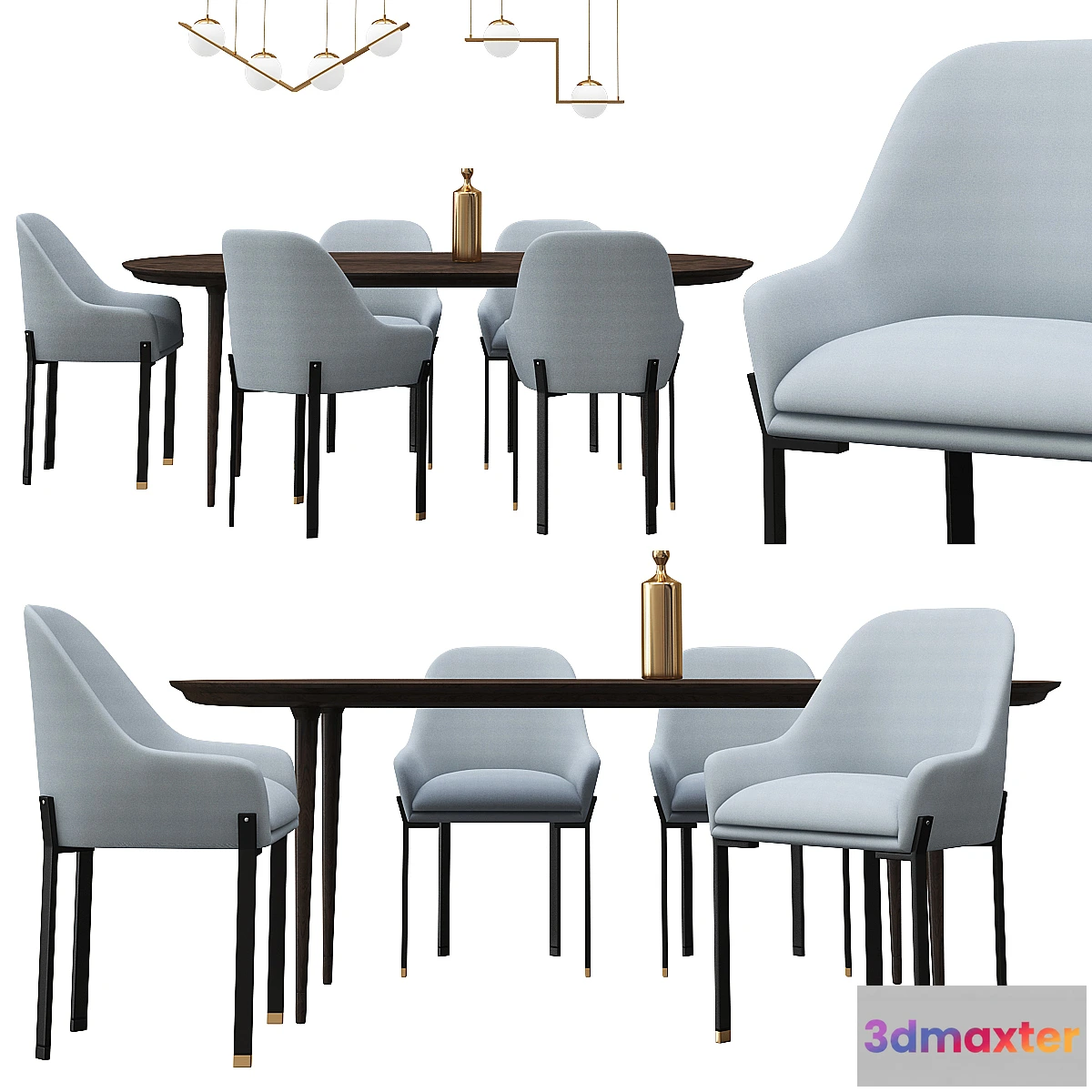 612511 - Poliform chair and stool