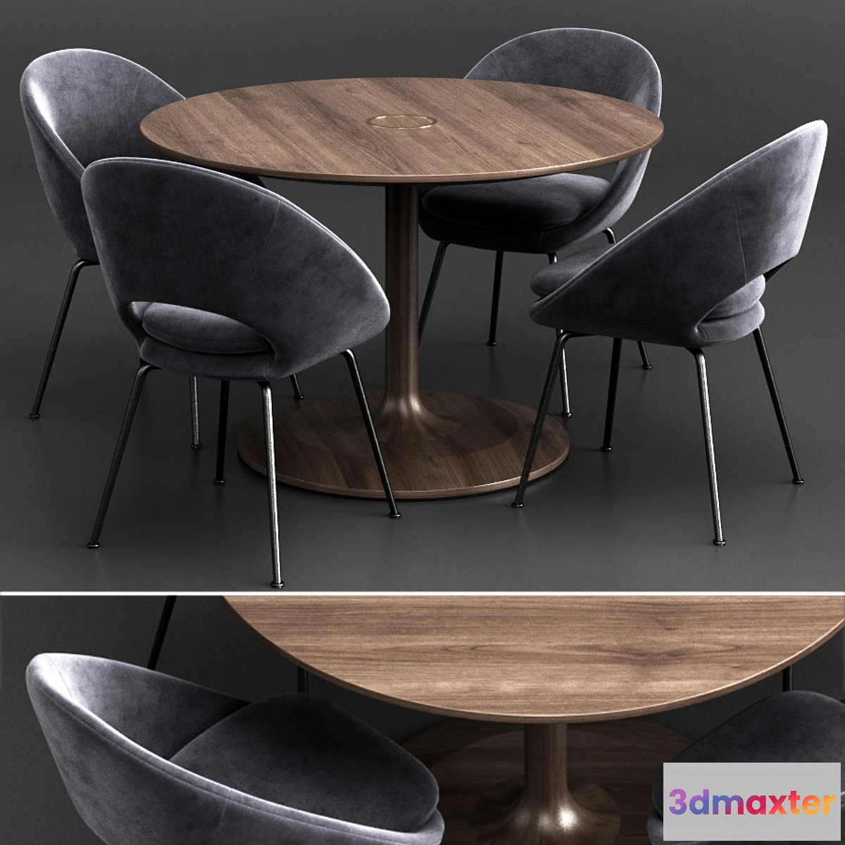 612601 - West Elm Dinning Set 8