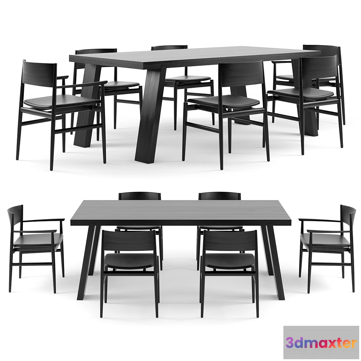 612621 - PORRO Minimo Light Table and Neve Chairs