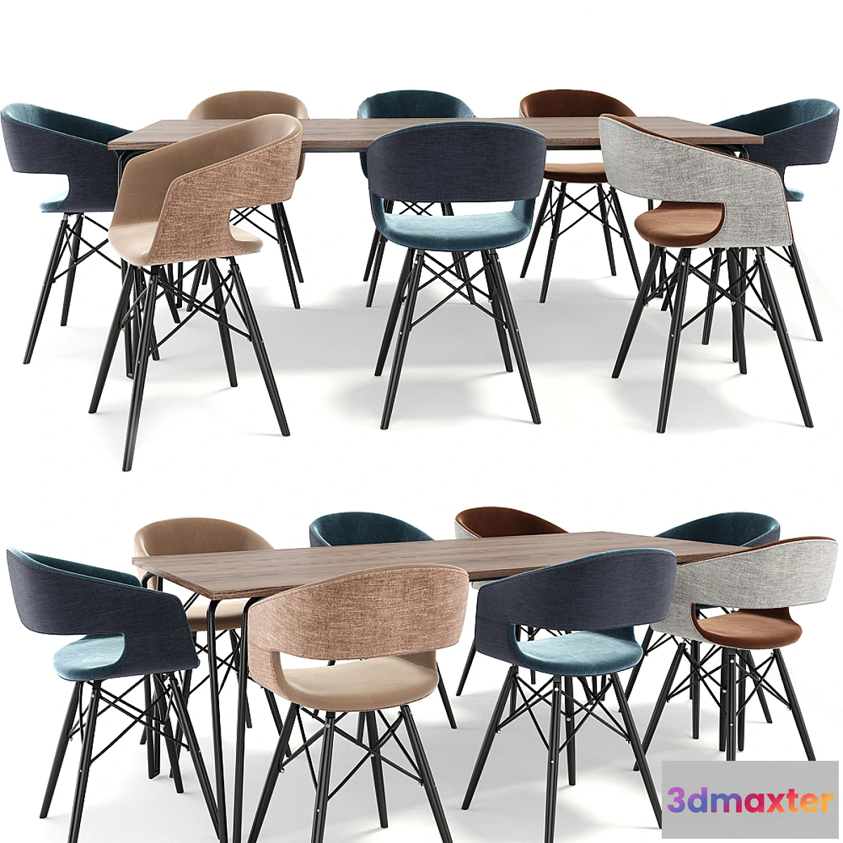 612639 - Melange Dining Table Set