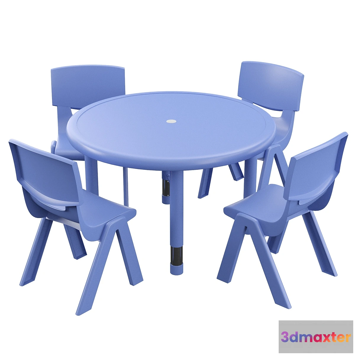 612751 - Hafner 5 Piece Circular Activity Table