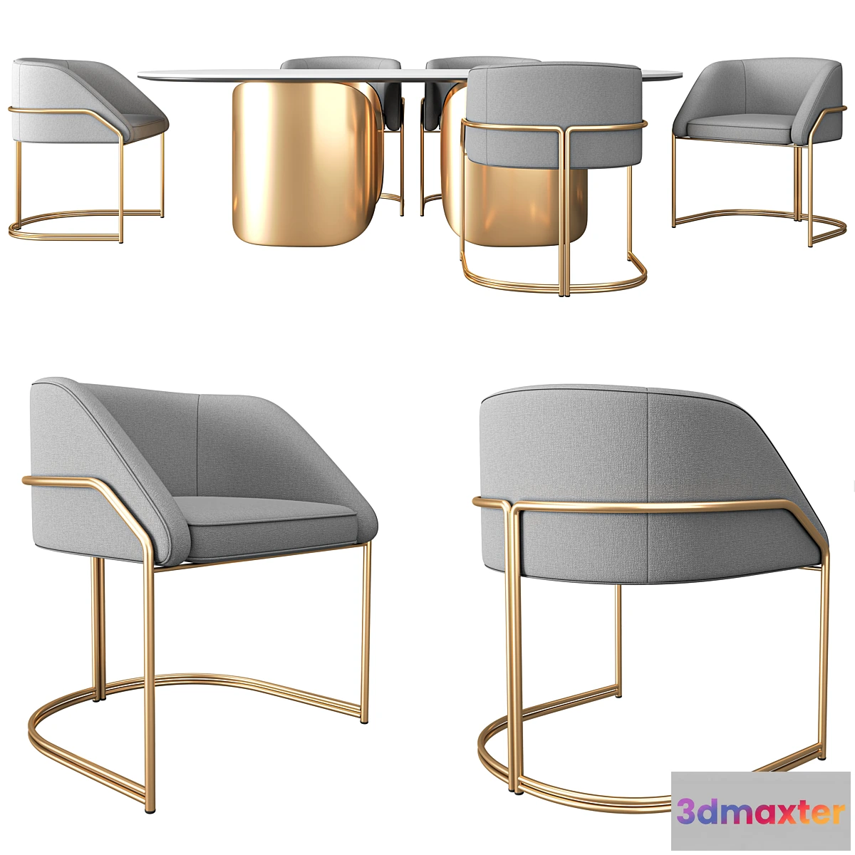 612811 - Dining table and chair # 9