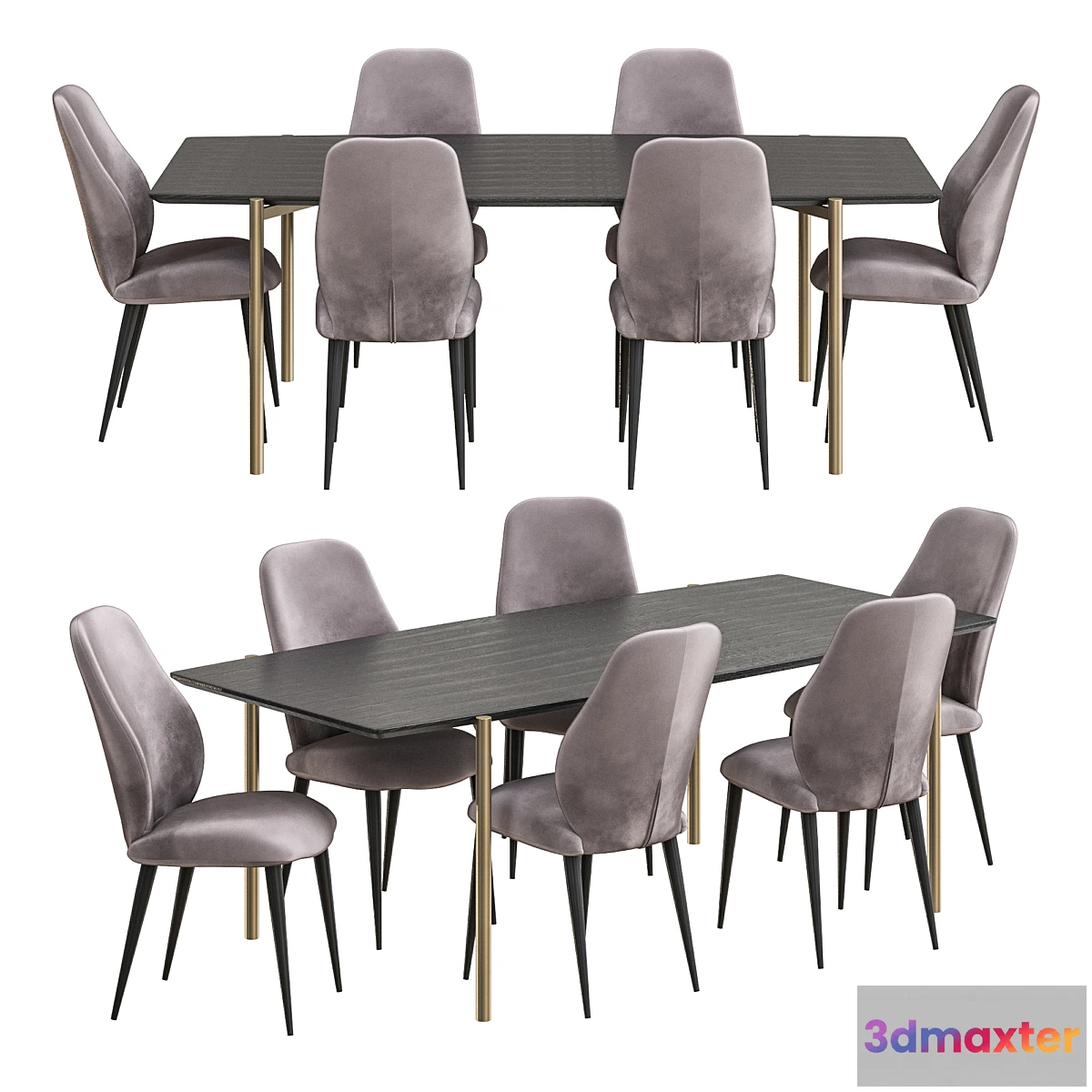 612821 - NV Gallery Set Chaise Chair And Milano Table