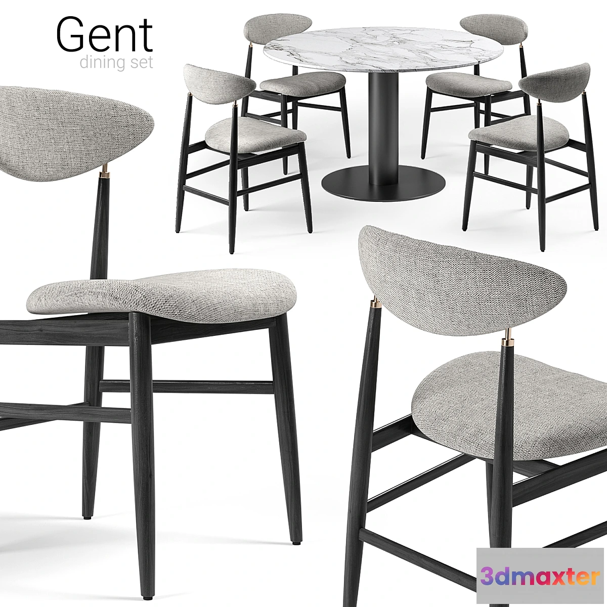 612837 - Gubi dining set