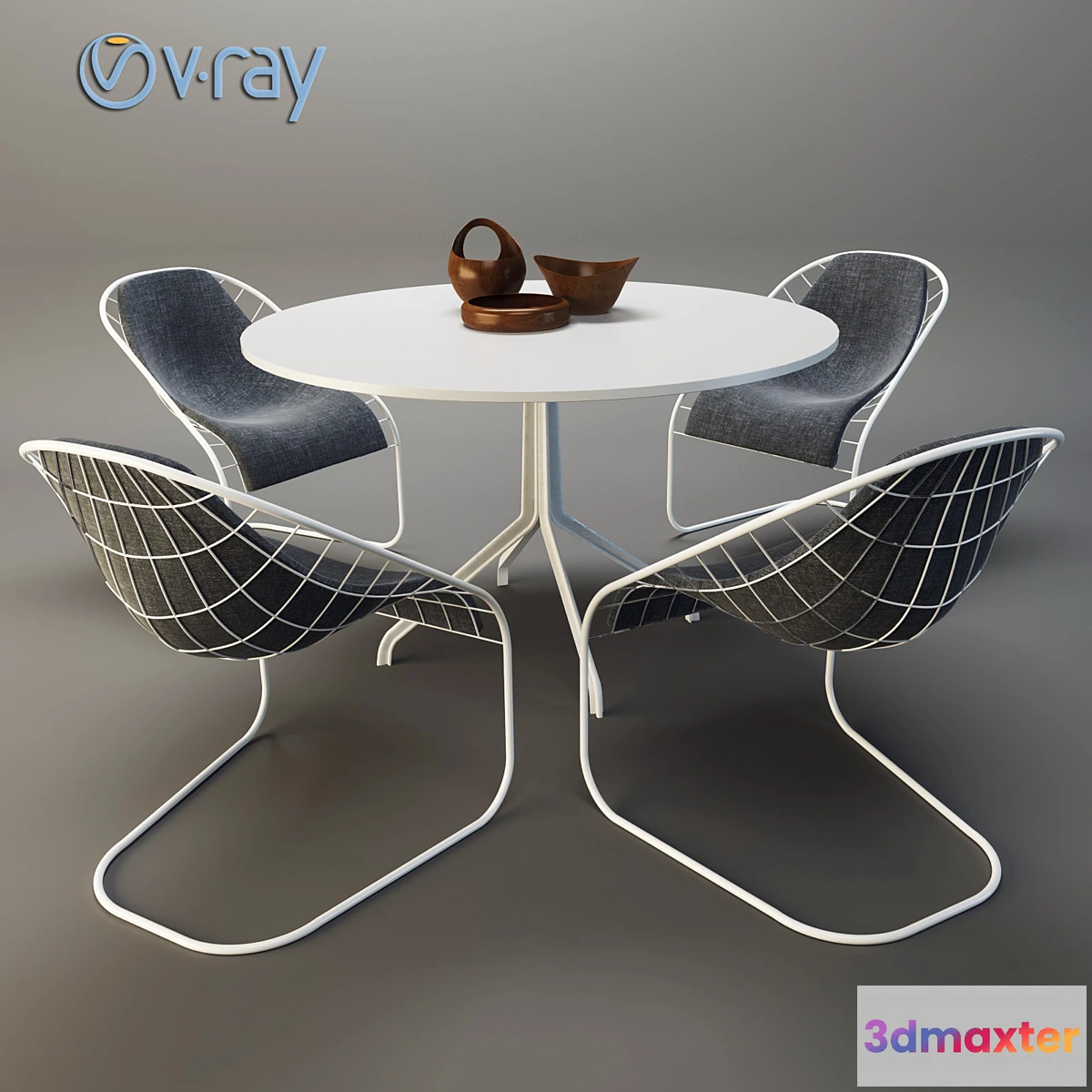 636039 - MINOTTI SPACE table with chairs