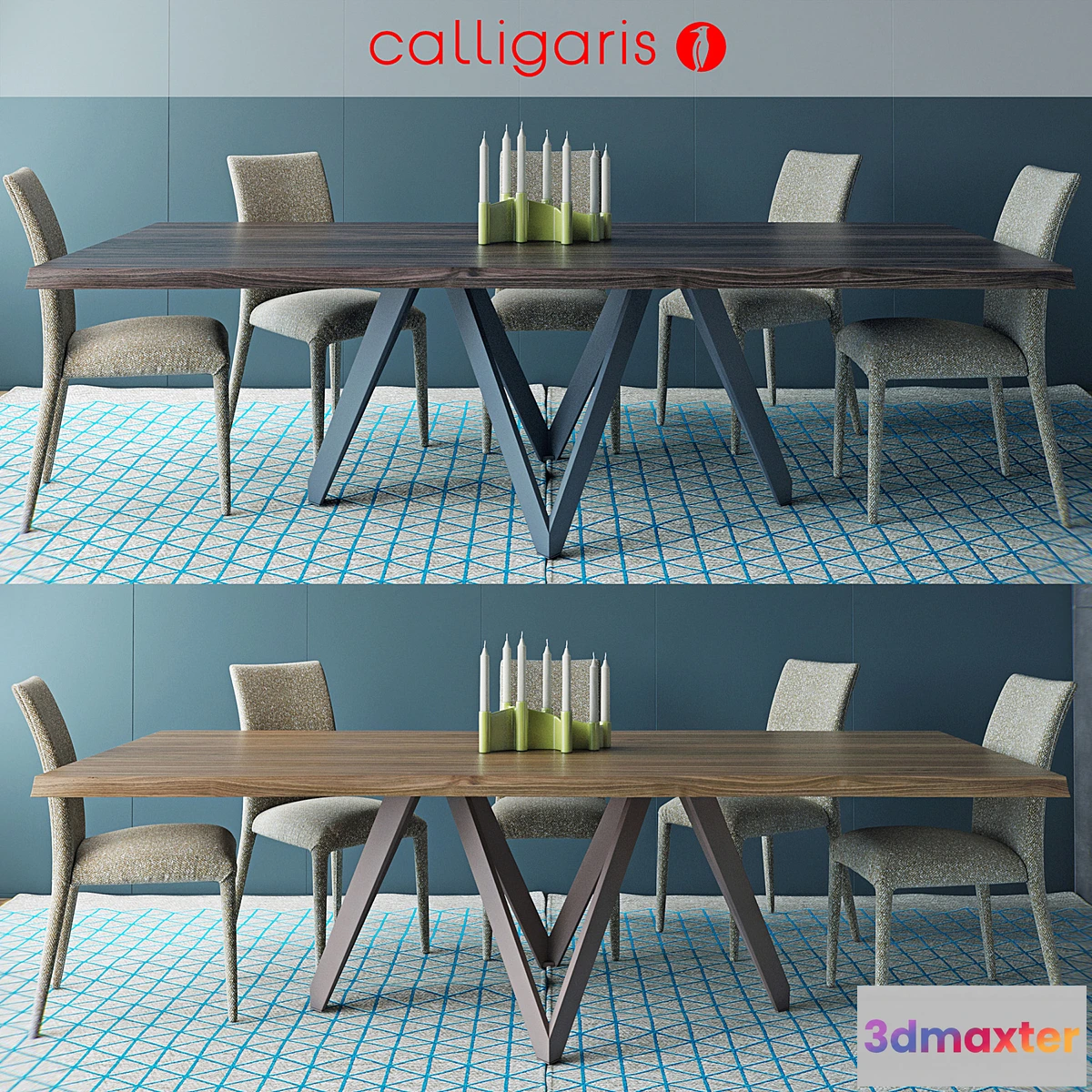 636055 - Calligaris table CARTESIO Table_ANÄIS Chair - No.2
