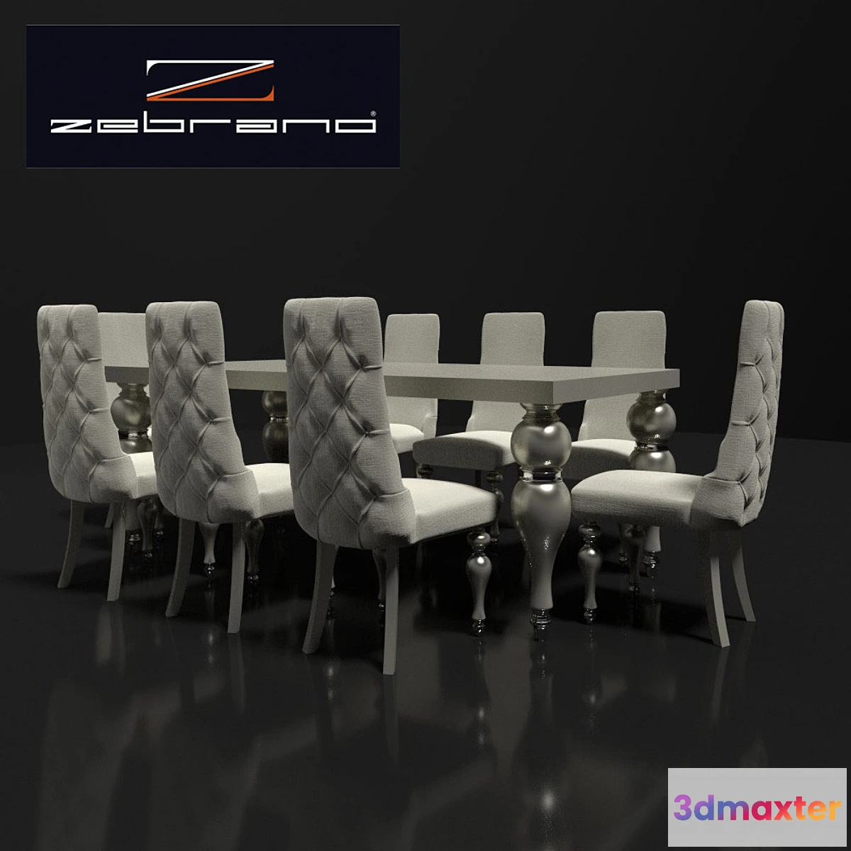 642643 - Table and chairs ZebranoCasa