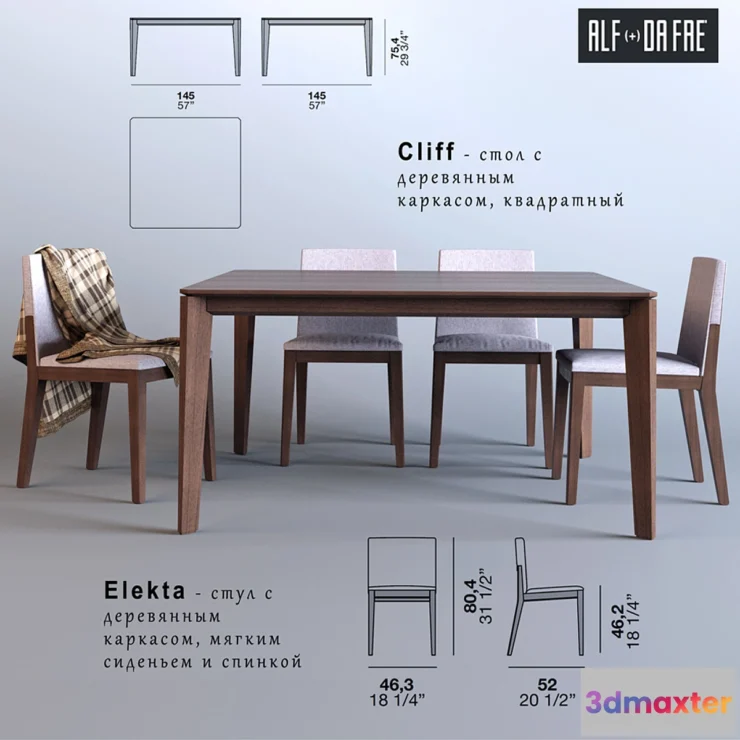 645383 - Cliff table and chair Elekta (Alf + Dafrè) - No.2