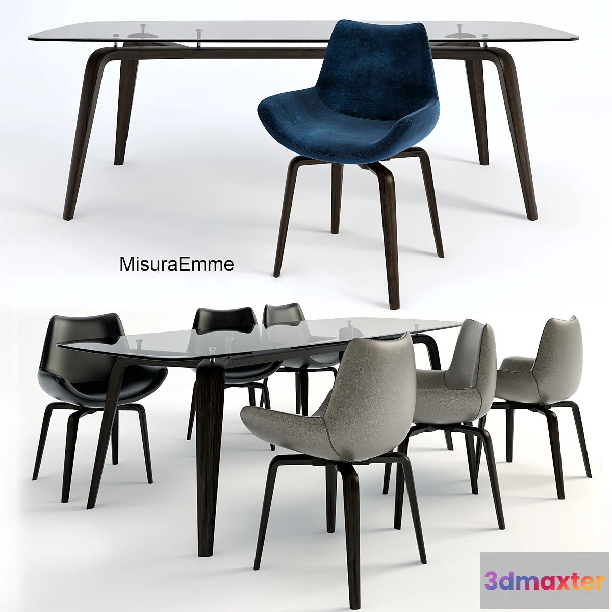 653003 - MisuraEmme_GRAMERCY table_ARCHETTO chair