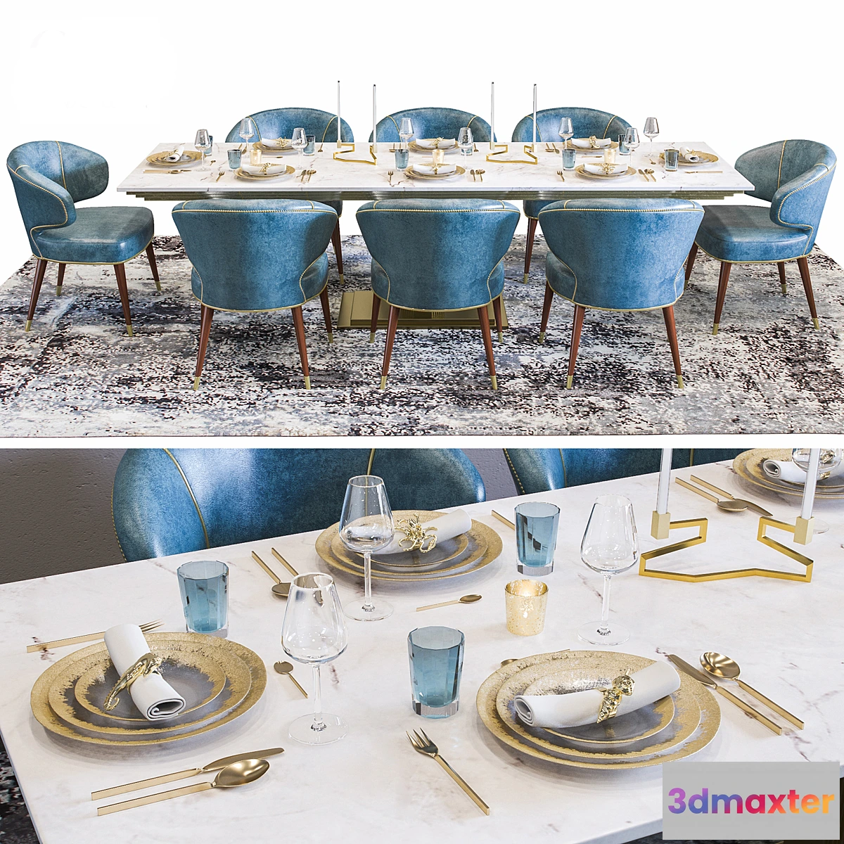 654519 - Luxury Ottiu Restaurant Table Set