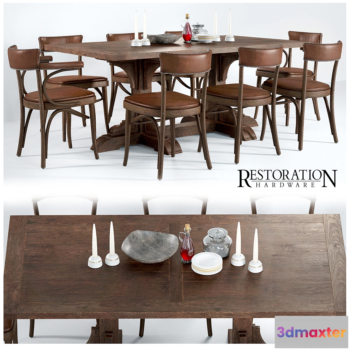 661471 - Dining group RESTORATION HARDWARE