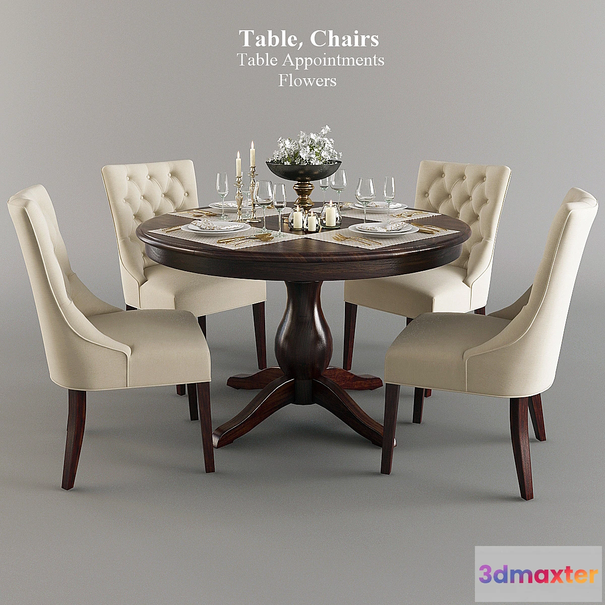 662437 - Table chairs table setting